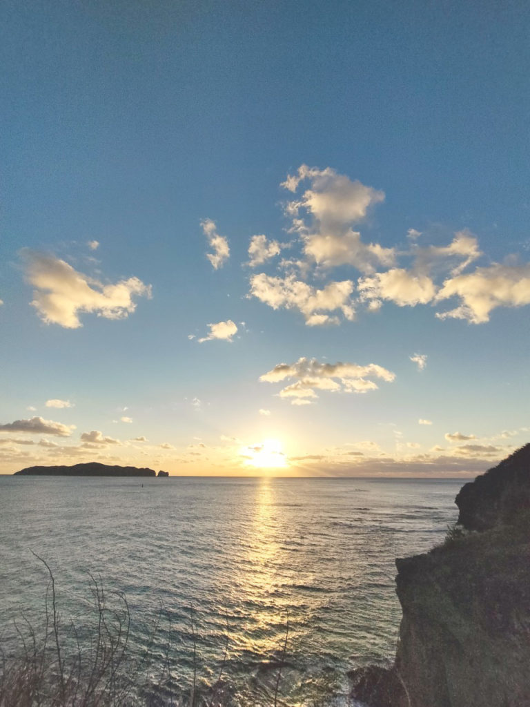 小笠原諸島の夕日